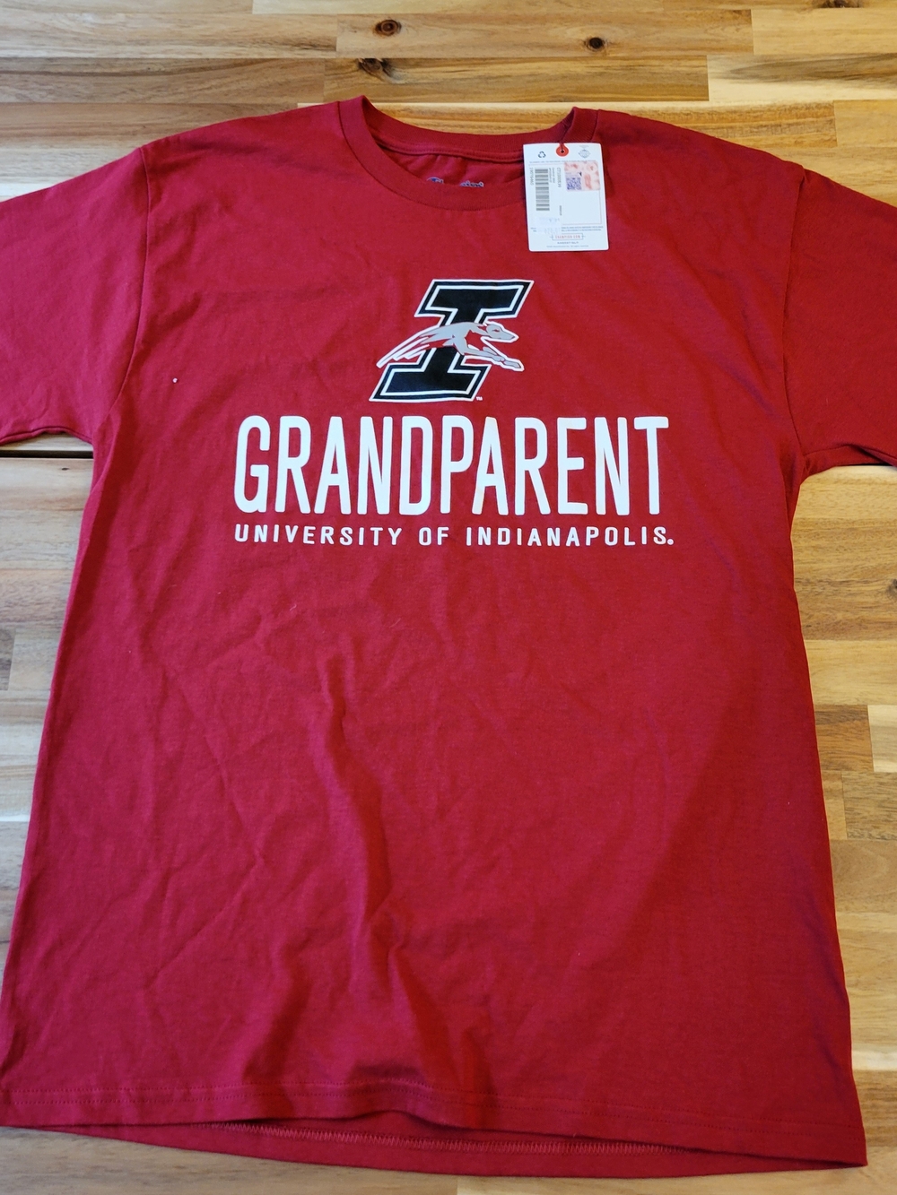 Champion Red Grandparent University of Indianapolis T-Shirt